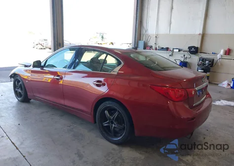 2014 Infiniti Q50 Premium z USA, uszkodzony, nr VIN JN1BV7AP9EM683883
